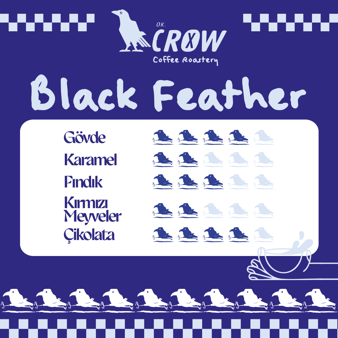 Black Feather - %100 Arabica Espresso Blend - 250Gr