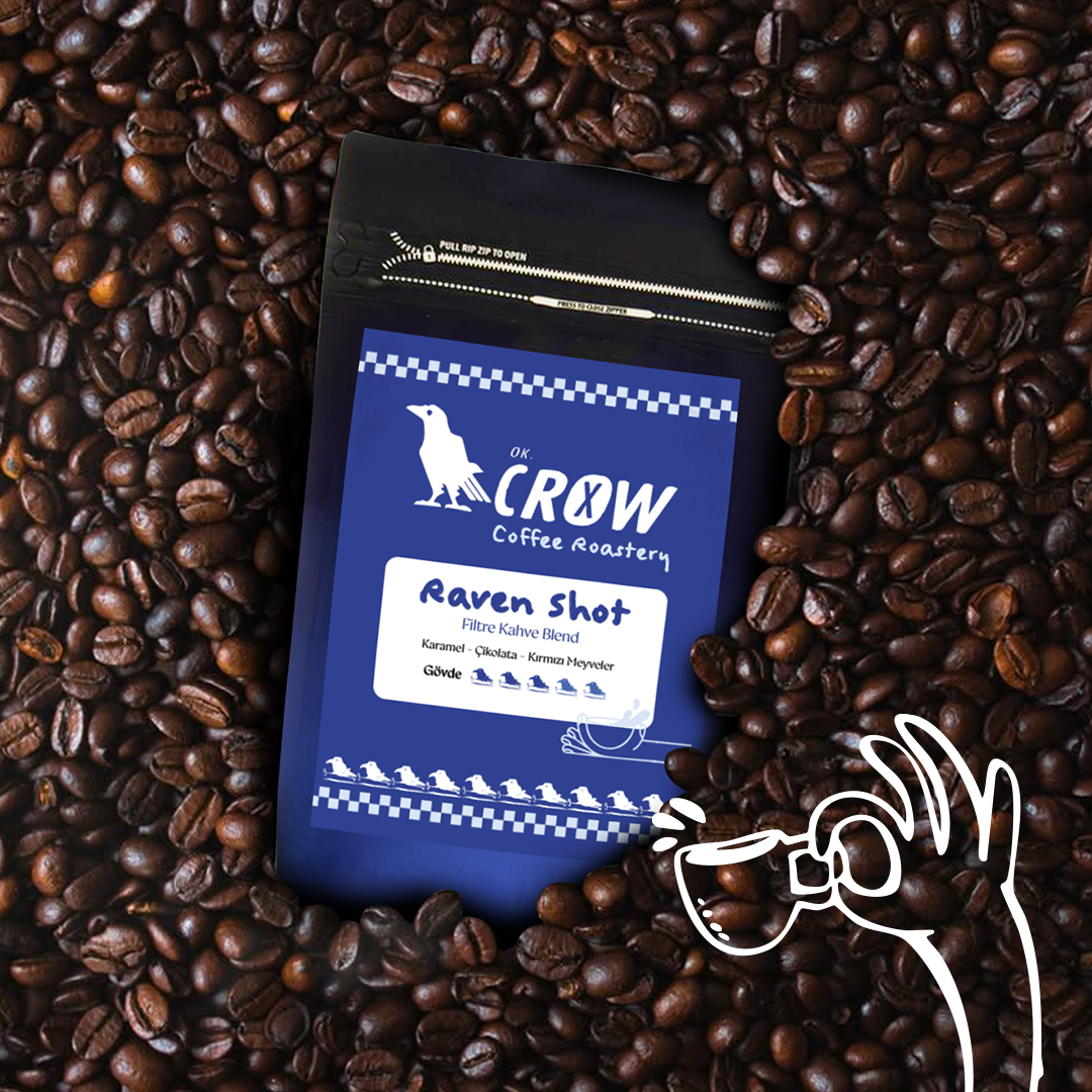 Raven Shot %100 Arabica Filtre Kahve Blend - 250Gr